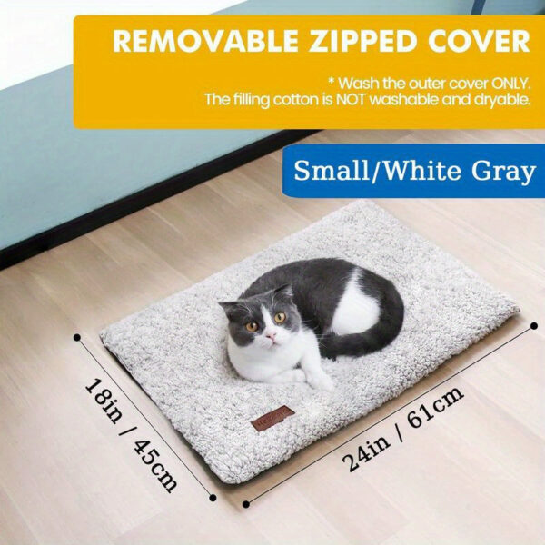 Winter Cat Dog Self Warming Pet Bed - No Electricity Thermal Reflective Material with Non-Slip Bottom