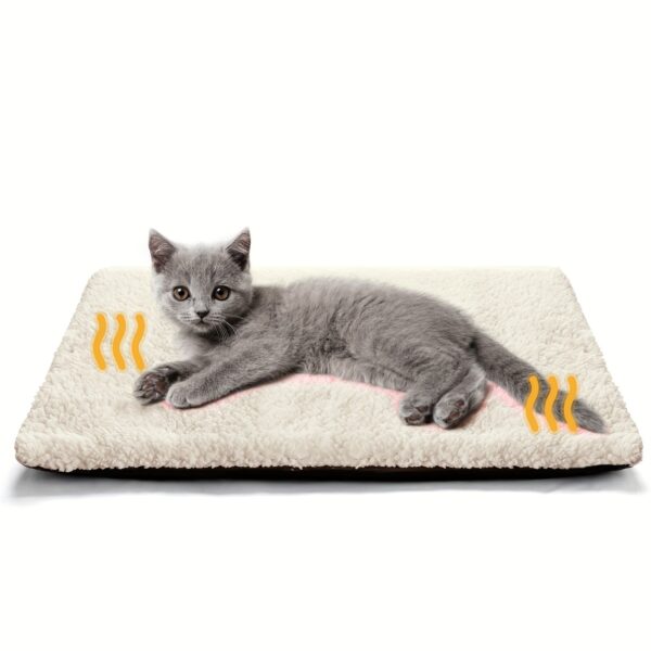 Mora Pets Self Warming Cat Bed - Non-Slip Washable Mat - Image 5