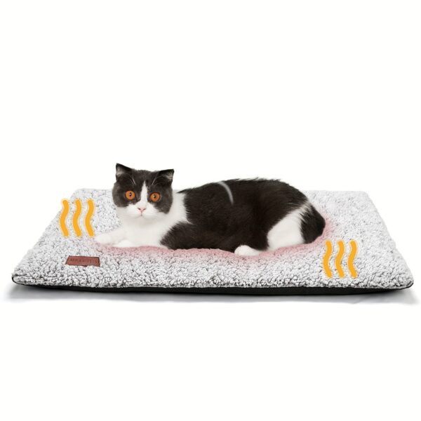 Mora Pets Self Warming Cat Bed - Non-Slip Washable Mat - Image 2