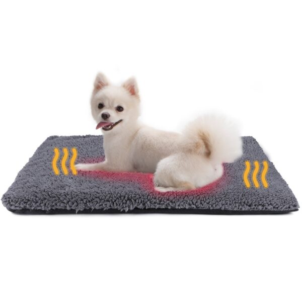 Mora Pets Self Warming Cat Bed - Non-Slip Washable Mat - Image 4