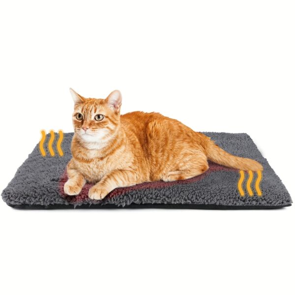 Mora Pets Self Warming Cat Bed - Non-Slip Washable Mat - Image 3